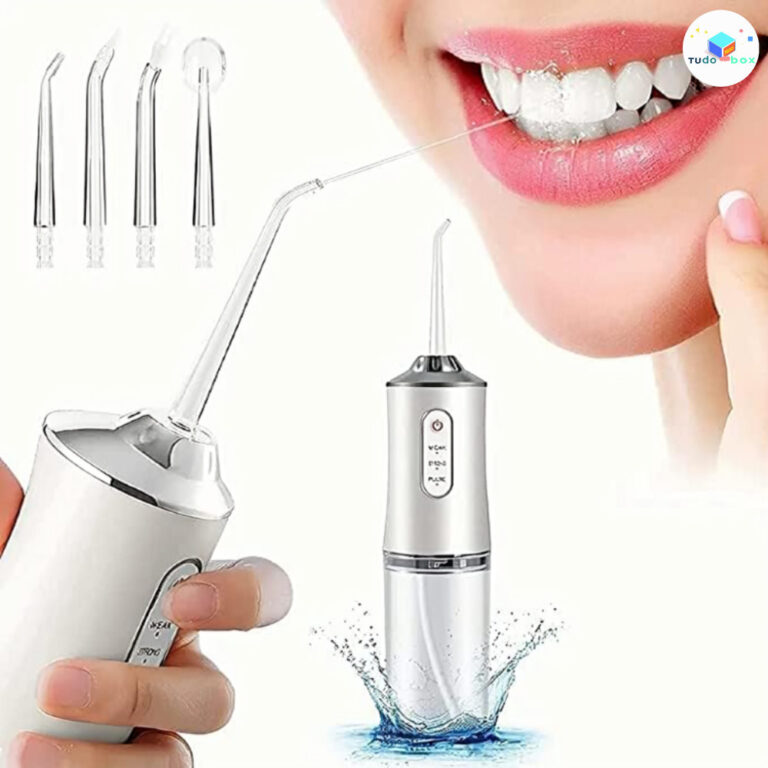 Irrigador Bucal USB Multifuncional 3 em 1 Jato Ág