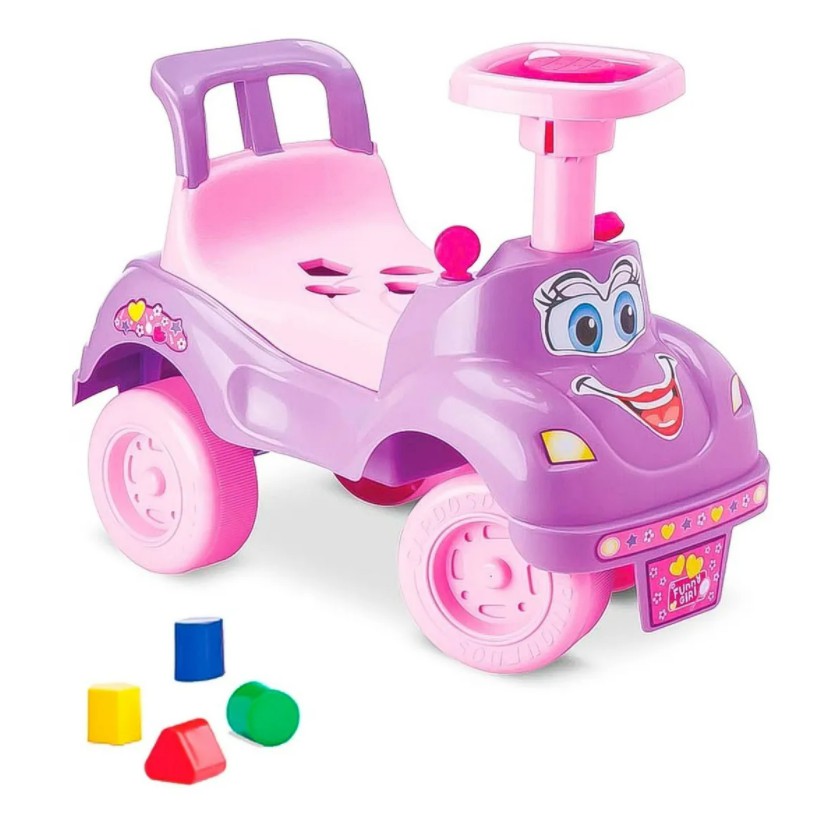 Totoka Triciclo Infantil Bebe Motoca Totokinha Rosa Cardoso