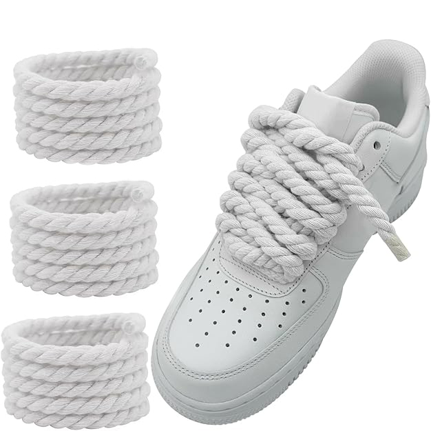 1 Par de Cadarços Espessos para Air Force 1 ̵