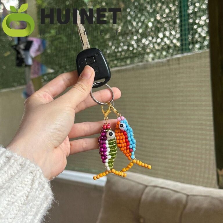 HUINET Pingente De Peixe Pequeno Frisado , Colar D