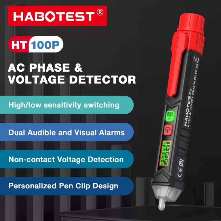 HABOTEST HT100P Detector De Tensão Ca 12-1000V NC