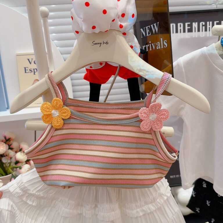 2025 novo estilo meninas estilingue verão Casual 
