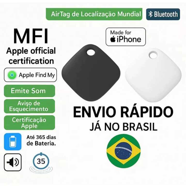 Rastreador AirTag Smart Tag MFI Localizador GPS Ma