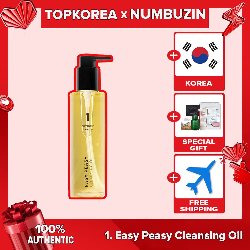 Numbuzin Óleo De Limpeza No . 1 Easy Peasy 200ml/TOPKOREA/Envio Da Coreia