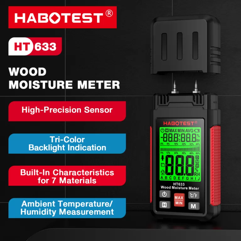 HABOTEST HT633 Medidor de umidade de madeira Tipo 