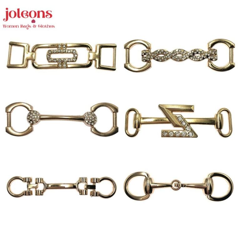 JOLEONS Sapatos Fivelas Decoração Hardware De Ve