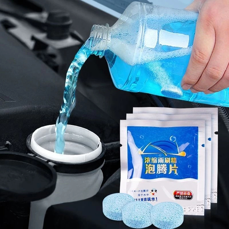 10 Peça Limpador De Parabrisa De Carro Detergente Limpa Vidros Concentrado Dose Filme Efervescente S