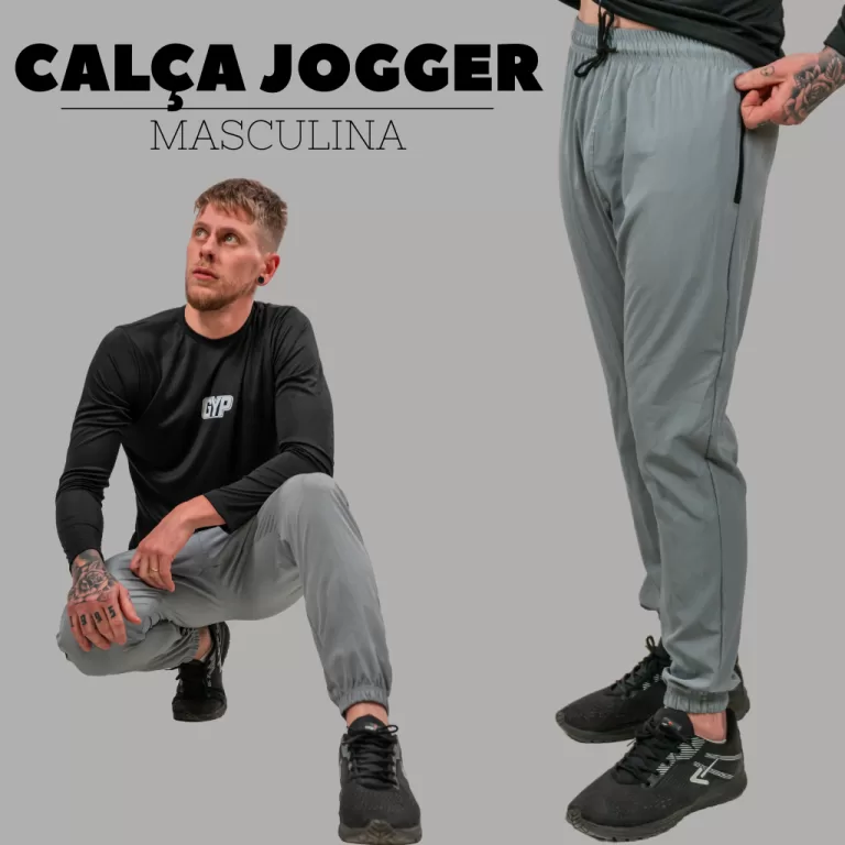 Calça Tectel Esportiva Masculina Jogger Bolso com