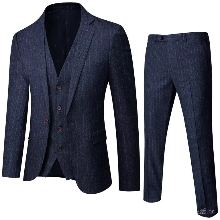 Envio em 24 horas  Conjunto de Terno Casual de Neg