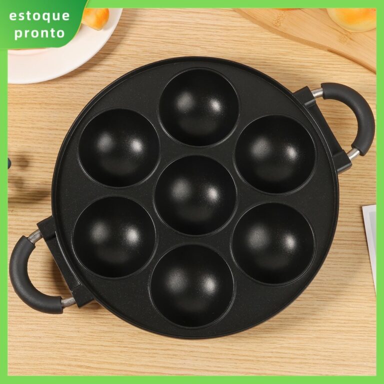 Panela Takoyaki Com 7 Furos , Fácil Liberação ,