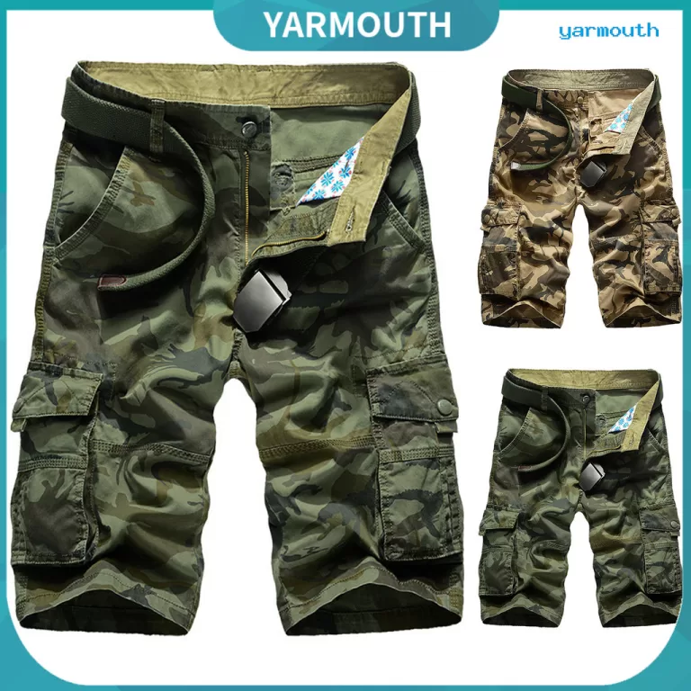 [YAR] Shorts Masculinos Com Cintura Elástica E Z