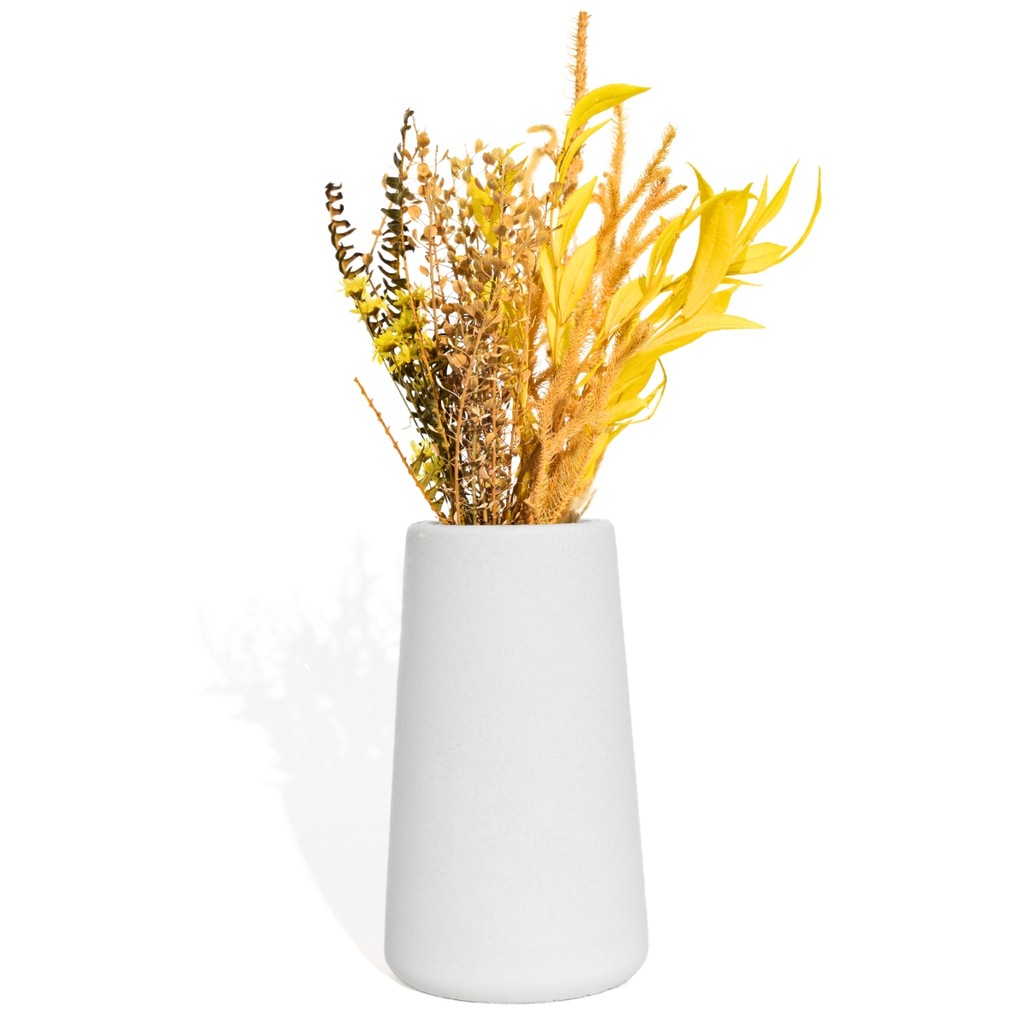 Mini Garrafa Lisa Artesanal 10×6,5m em Cimento Branco