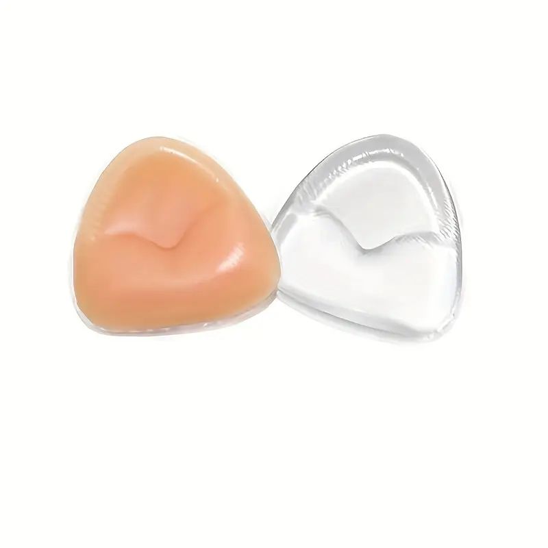 Almofadas de sutiã em silicone push-up reutilizáveis, respiráveis e hipoalergênicas para biquíni e m