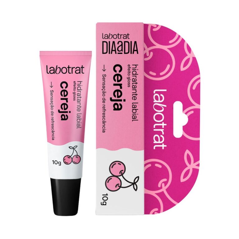 Hidratante Labial Cereja Efeito Gloss Nutre Labotr