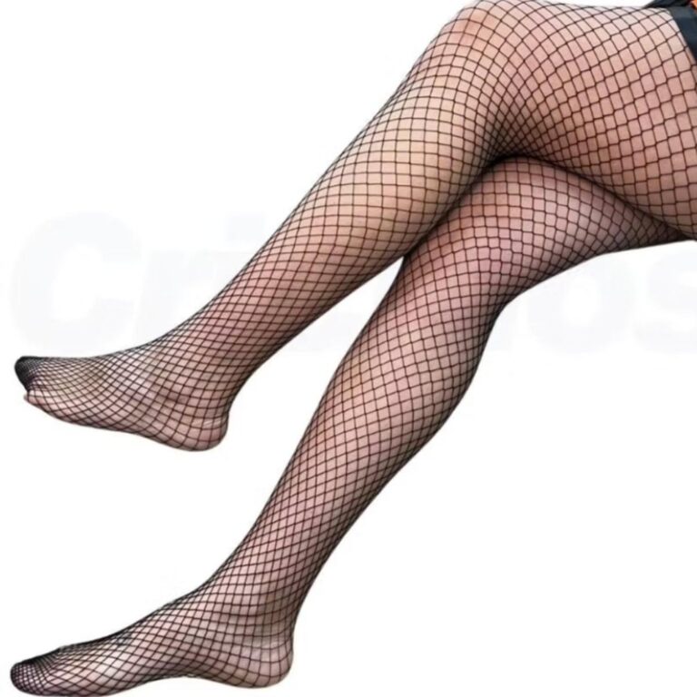 Meia Calça Arrastão Feminina Branco ou Preto