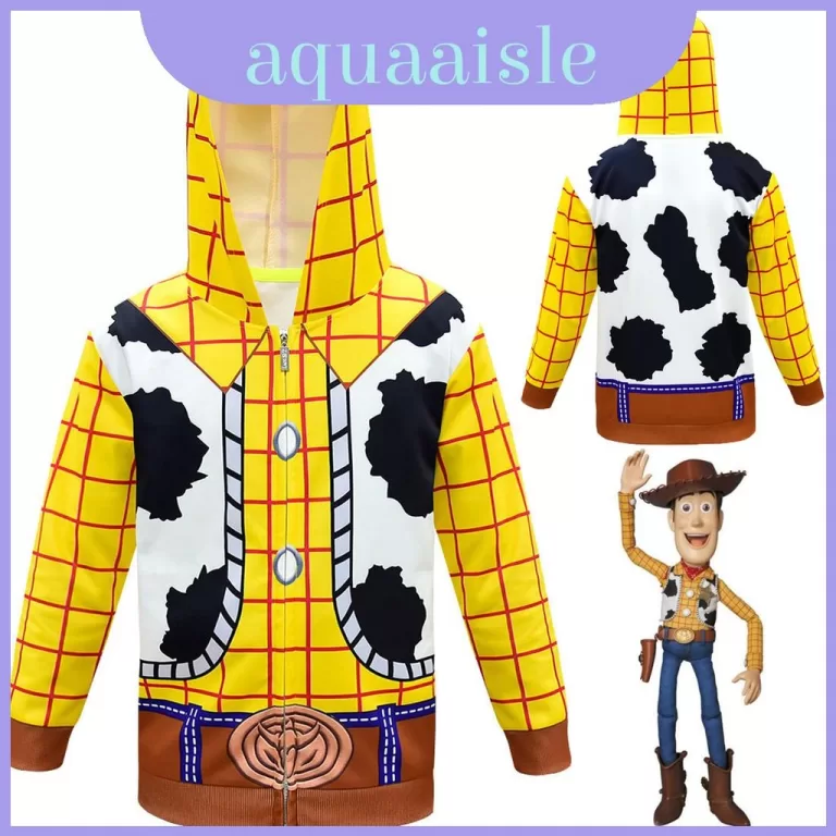 Traje Woody Cosplay Moletom Atraente 4 Zíper Jaqu