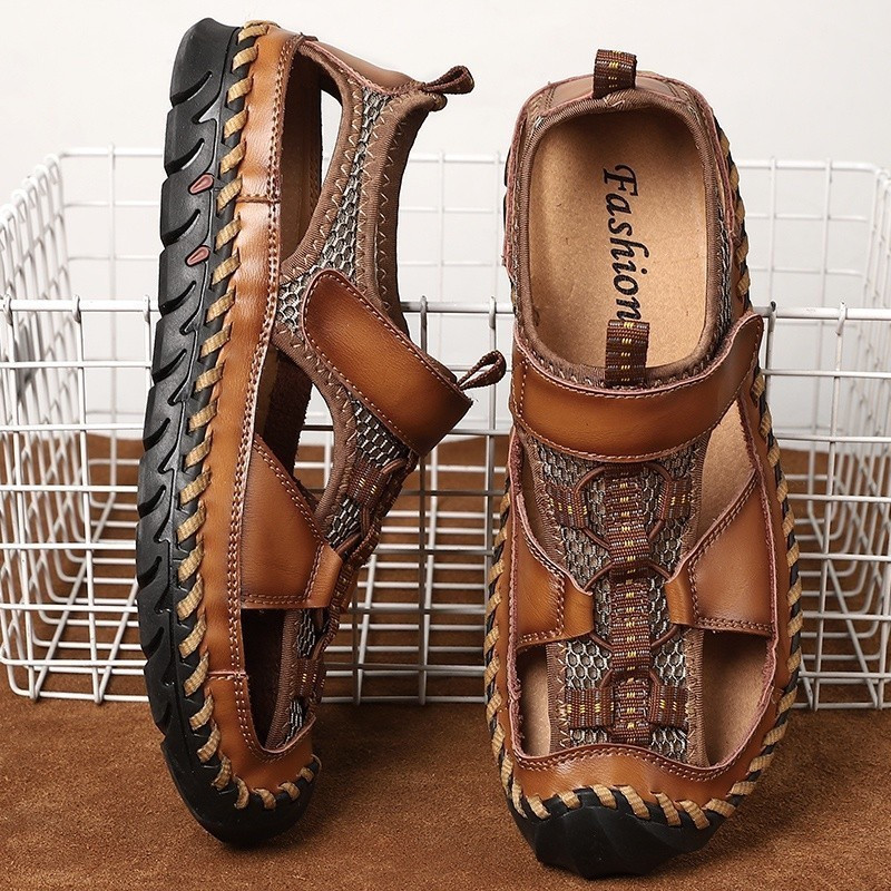 Novo Estilo Oferta Especial Sandálias de Couro para Homens Sapatos de Couro Confortáveis e Respiráve