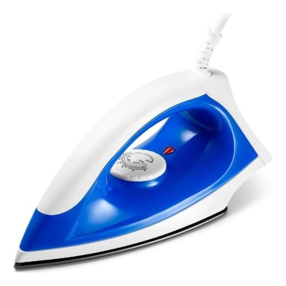 Ferro De Passar Roupa Antiaderente Elgin Force Plus Cor Branco/azul
