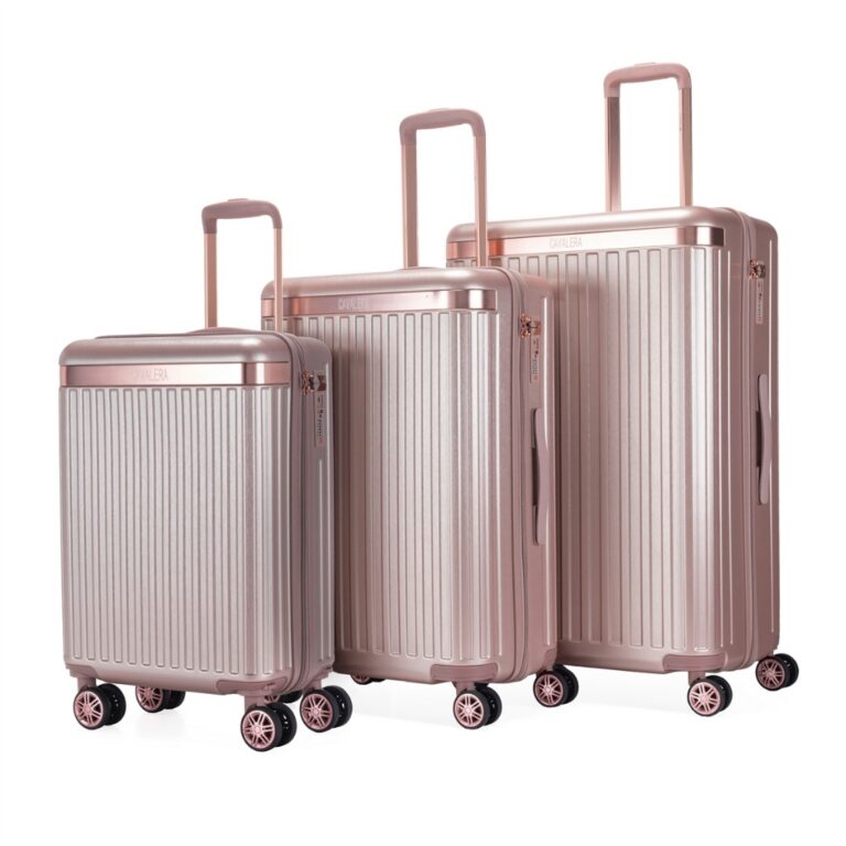 Kit 3 Malas Viagem Cavalera ABS Resistente C/ Cade