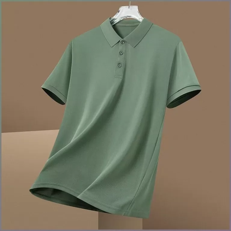 Camisetas masculinas casuais de negócios, manga c