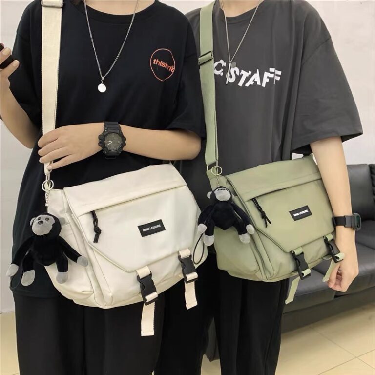 Bolsa de Ombro de Lona Grande para Lazer Mochila B