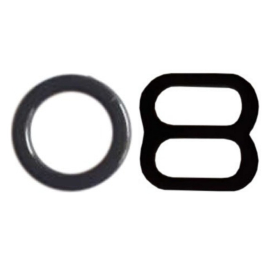 Regulador 08 Mm E Argolas 07 Mm Para Calcinhas Sutiãs 400 Unidades