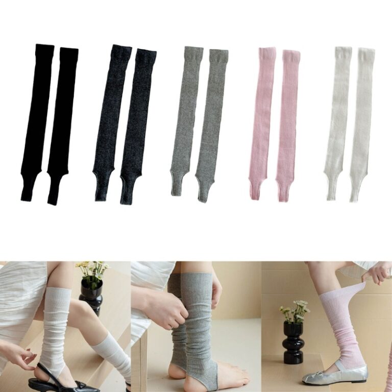 Estone Ballet Polainas Para Meninas Malha Estribo 