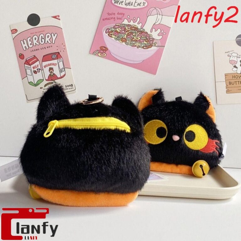 LANFY Bolsa De Moedas De Pelúcia , Com Pingente D