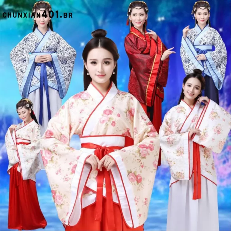 Âmbar | Chinês Tradicional Ano Novo Mulheres Per