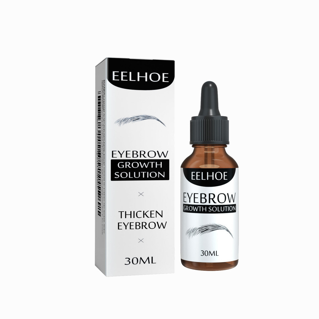 Sérum Eelhoe para Crescimento de Sobrancelhas  Óleo Nutritivo para Sobrancelhas Grossas, Escuras e H