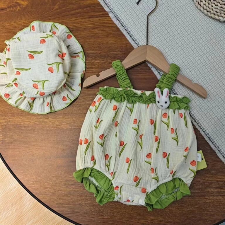 2025 novo estilo verão bebê estilingue tulipa ga