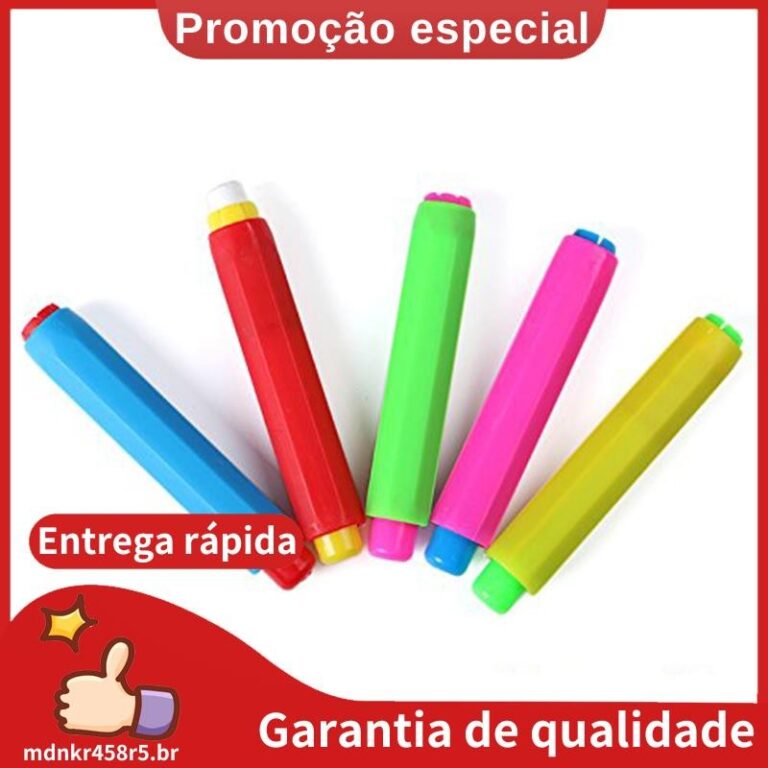 5X Capa De Suporte De Giz Para Escola De Plástico