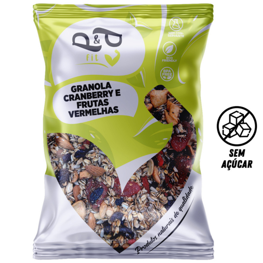 Granola PEP Gourmet Frutas Vermelhas com Cranberry 250g – PEP