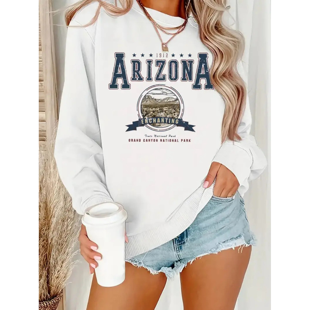 Moletom Feminino Blusa de Frio Casaco Grosso Sem Capuz Flanelado Estampado Lançamento Envio Rapido