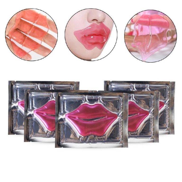Kit 50 Máscara Labial Hidrogel Colágeno Adesivo 