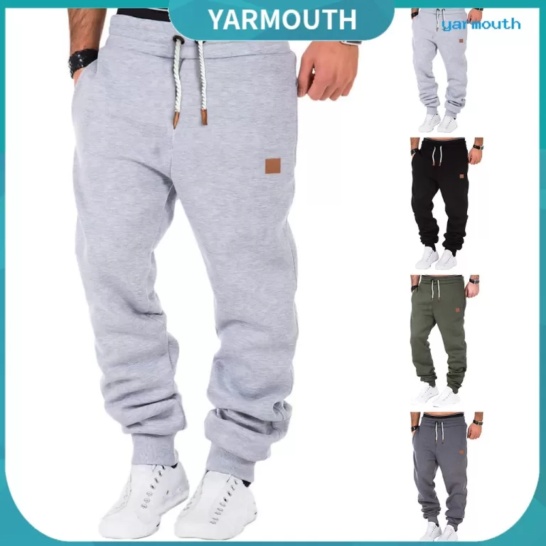 [YAR] Calças Esportivas Masculinas Com Cordão El