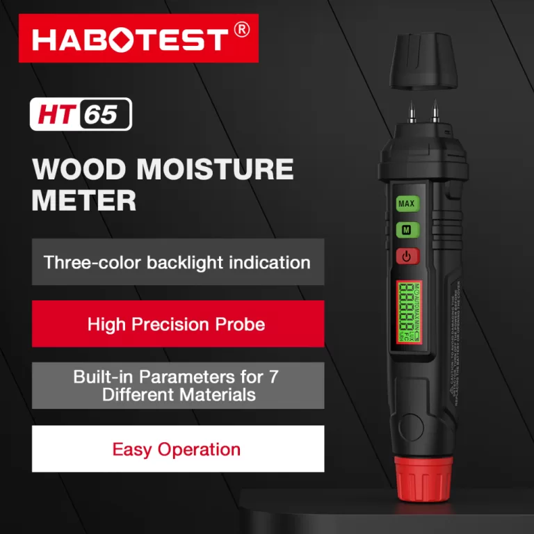 HABOTEST  Medidor de umidade de madeira HT65 Mini 