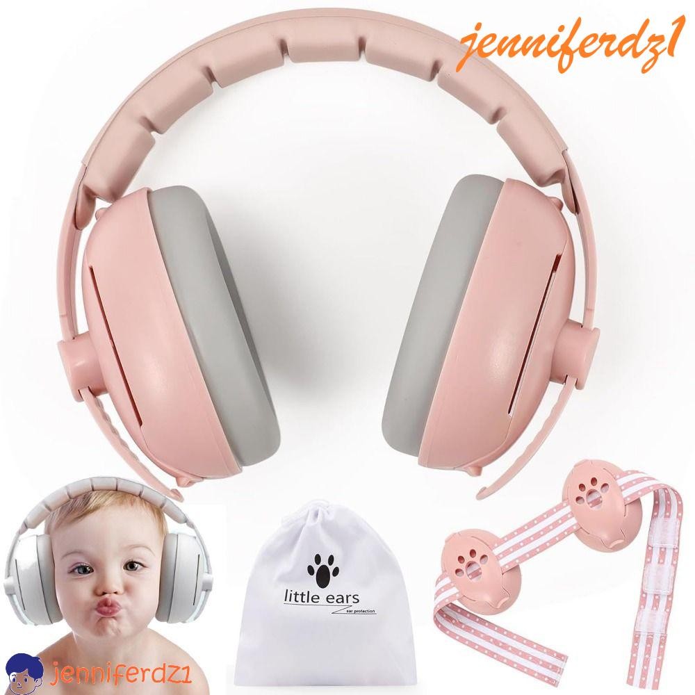 JENNIFERDZ1 Protetores De Ouvido Para Bebês 2 Em 1 , Fones Com Cancelamento De Ruído Faixa Ajustável