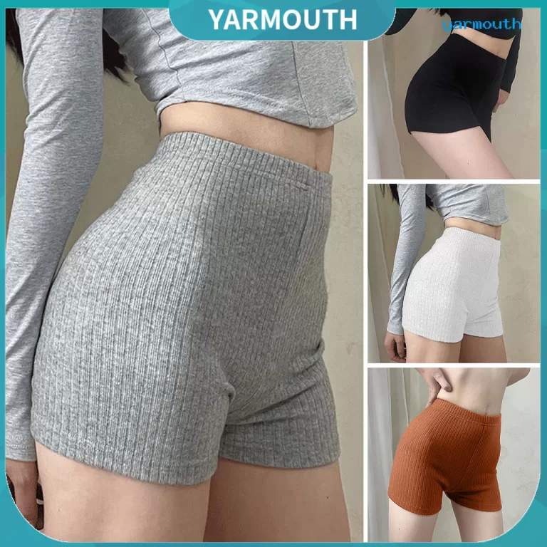 [YAR] Shorts Femininos De Ioga , Cintura Alta , N