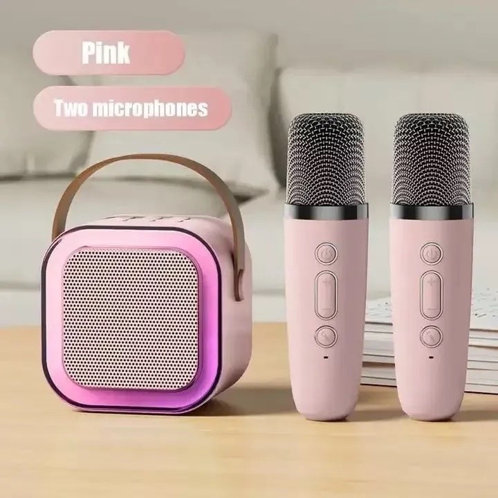Alto-Falante De Karaokê Sem Fio K12 Com Microfone