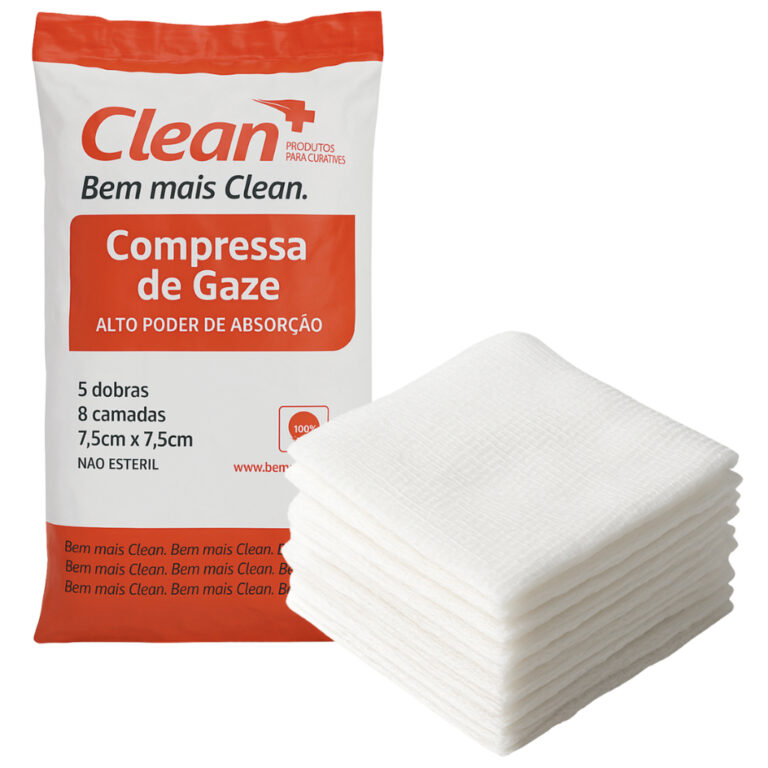 Compressas de Gaze Não Estéril 13 Fios 100g