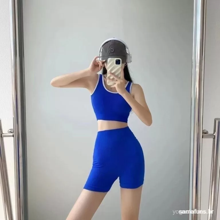 Shorts Esportivos Stretch Manga Pêssego Cintura A