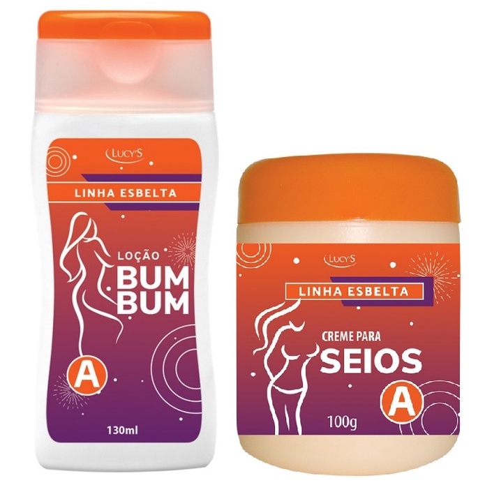 Creme Aumenta Bumbum E Seios Kit C/2 Envio Imediat