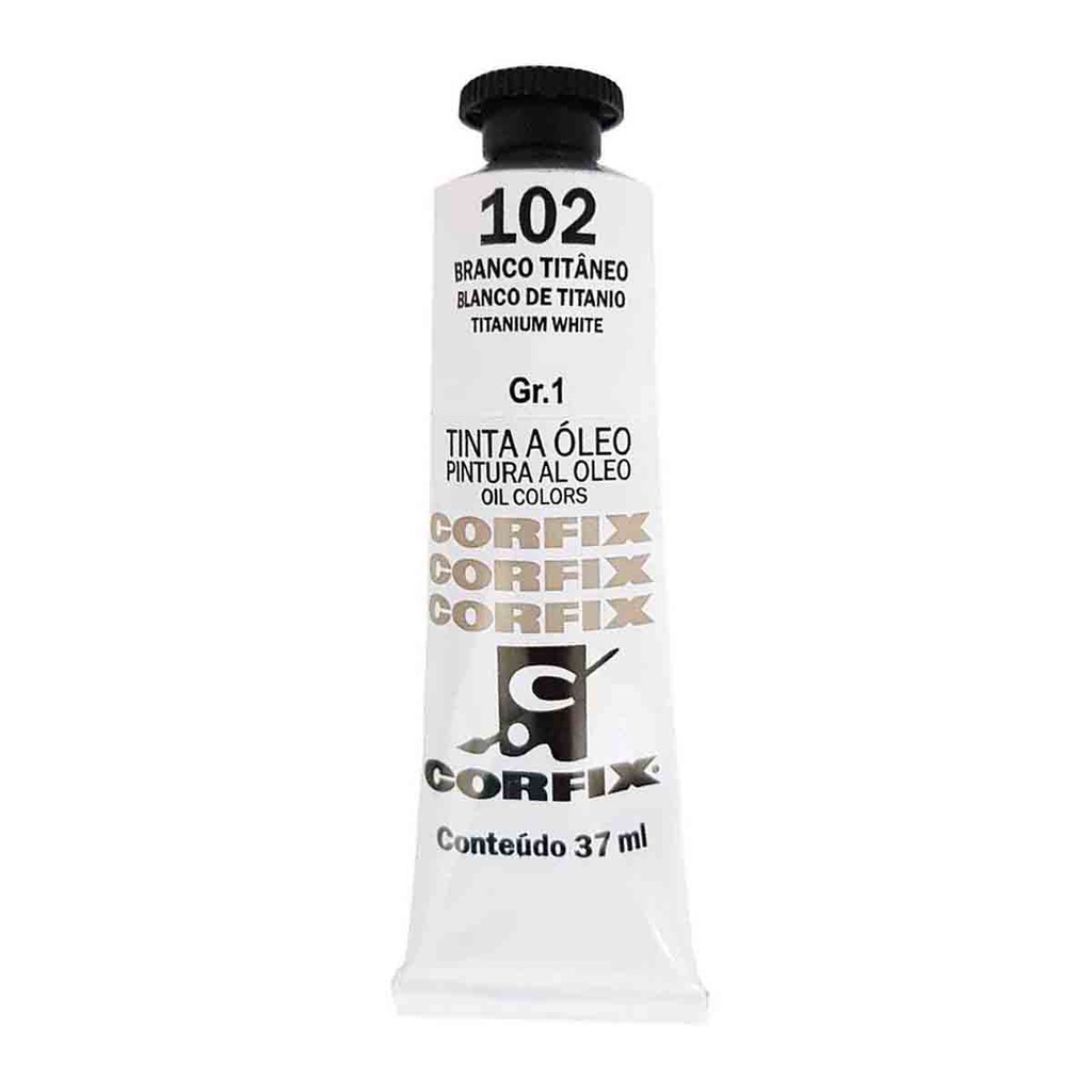 Tinta Oleo Corfix G1 102 Branco Titanio 37ml