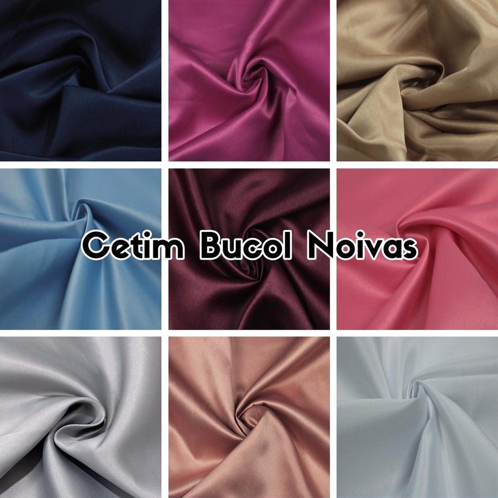 3 Metros Tecido Cetim Bucol Noivas | Cetim Estruturado Para Vestidos (3m x 1.47m)