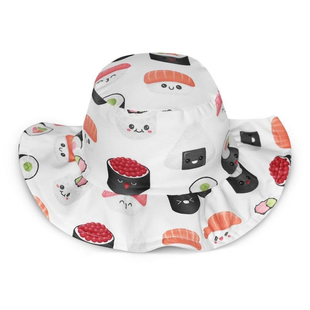 Chapéu Bebê Praia Sushi Com Proteção Solar 50+ MiniBoo