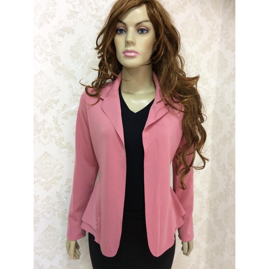Blazer neopreme casaquinho social esporte fino dia a dia casual feminino terninho acinturado fashion