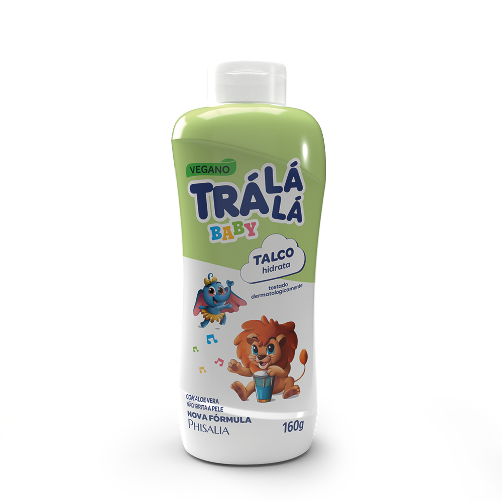 Talco Trá Lá Lá Baby – Hidrata (160g)