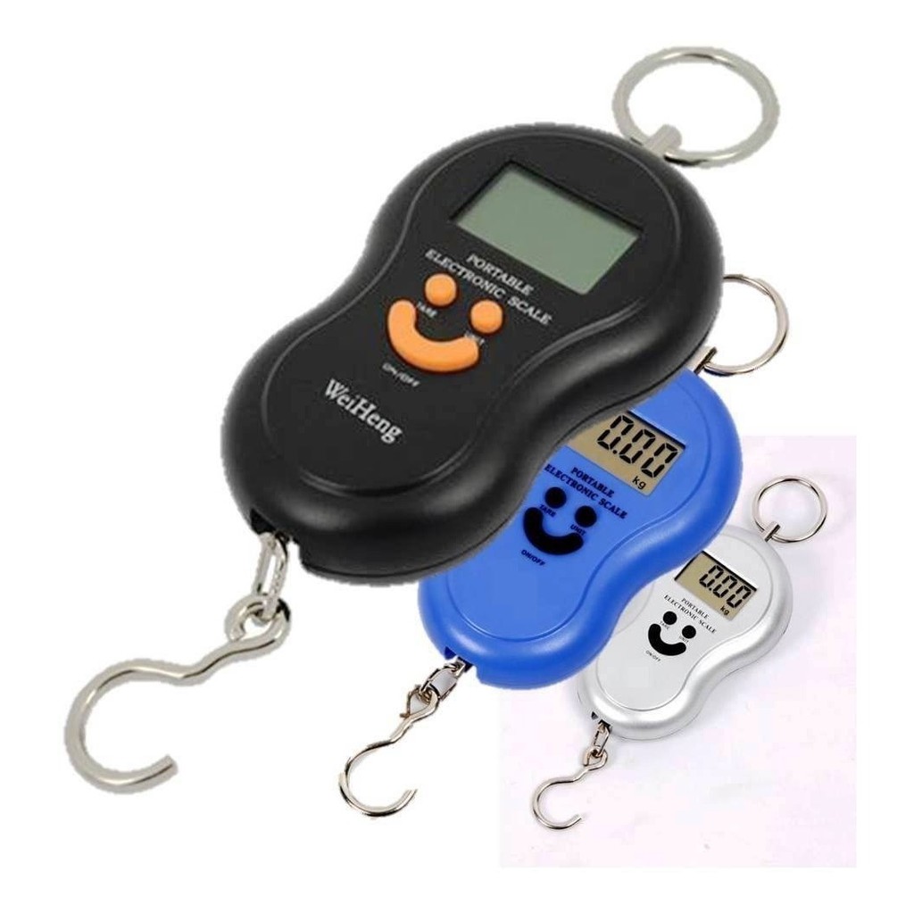 Balança Portátil Digital a Mão Manual Gancho 40k