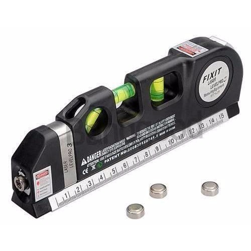 Laser 3 Bolhas Trena Niveladora Horizontal Vertica